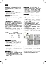 Preview for 120 page of Bosch TES 70129 RW VeroBar Operating Instructions Manual