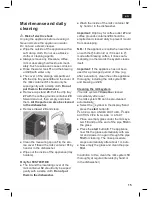 Preview for 19 page of Bosch TES 70321 RW User Manual