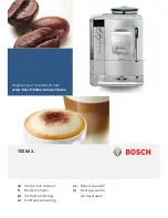 Preview for 1 page of Bosch TES502 series Instruction Manual