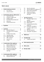 Preview for 2 page of Bosch TF250 Installation Manual And Operating Instructions