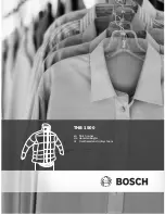 Bosch THB 1500 Manual preview