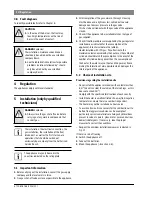 Preview for 12 page of Bosch THERM 1000 O Installation And Use Manual