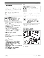 Preview for 37 page of Bosch Therm 8000 S GWHC 27 CTDE Installation And Operating Instructions Manual