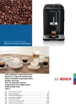 Bosch TIS3.1 Series Instruction Manual preview