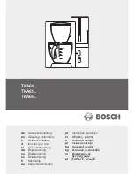 Bosch TKA60 Operating Instructions Manual preview