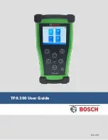 Bosch TPA 300 User Manual preview