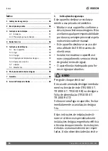 Preview for 54 page of Bosch TR1000 4 T Installation And Operating Instructions Manual