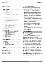 Preview for 2 page of Bosch TR4000 Installation And Operating Instructions Manual