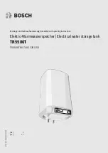 Bosch TR5500T 100 Assembly And Operating Instructions Manual preview