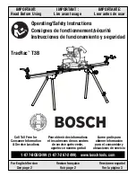 Bosch TracRac T3B Operating/s Operating/Safety Instructions Manual предпросмотр