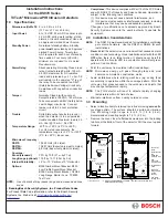 Bosch TriTech DS970 Series Installation Instructions preview