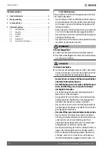 Preview for 2 page of Bosch Tronic 1500 TOR Installation And Operating Instructions Manual