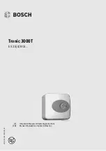 Bosch Tronic 3000T ES2.5 Installation Manual And Operating Instructions preview