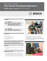 Preview for 1 page of Bosch TRONIC 5000C Pro Technical Service Bulletin