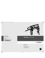 Bosch TSB 1300 professional Instruction Manual preview