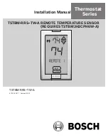 Bosch TSTBM-RRS--TW-A Installation Manual preview