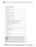 Preview for 2 page of Bosch TSTBM3H2CPH6W-A Installation Manual