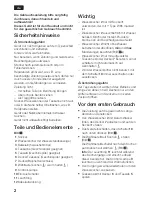 Preview for 2 page of Bosch TTA 2009 Instructions For Use Manual