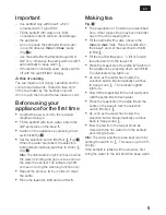 Preview for 5 page of Bosch TTA 2009 Instructions For Use Manual