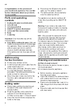 Preview for 10 page of Bosch TWK 78 series Instruction Manual