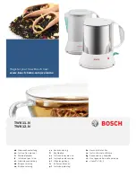 Bosch TWK11..N Instruction Manual предпросмотр