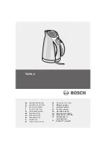 Bosch TWK6..V Operating Instructions Manual preview