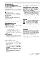 Preview for 4 page of Bosch TWK6001 Operating Instructions Manual