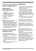 Предварительный просмотр 22 страницы Bosch TWK7101 Instruction Manual