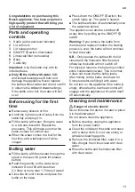 Preview for 15 page of Bosch TWK79B05 Instruction Manual