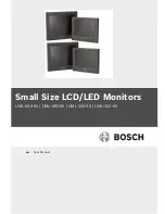 Bosch UML-080 User Manual preview