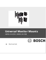 Bosch UMM-LW-20B Mounting Manual preview