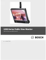 Bosch UMS-20 Series Installation Manual preview