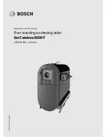 Bosch Uni Condens 8000 F UC8000F Operating Instructions Manual предпросмотр