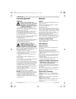 Предварительный просмотр 248 страницы Bosch Universal Aquatak 125 Original Instructions Manual