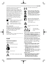 Preview for 257 page of Bosch Universal HedgePole 18 Original Instructions Manual