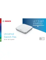 Preview for 4 page of Bosch Universal Switch Flex Quick Start Manual