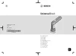 Bosch UniversalBrush 3 603 CE0 0 Series Original Instructions Manual preview