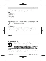 Preview for 127 page of Bosch UniversalDistance 50 Original Instructions Manual