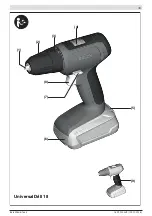 Preview for 3 page of Bosch UniversalDrill 18 Original Instructions Manual