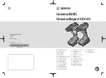 Bosch UniversalDrill 18V-60 UniversalImpact 18V-60 Original Instructions Manual предпросмотр