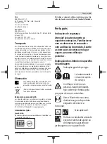 Предварительный просмотр 63 страницы Bosch UniversalGrassCut 18 Original Instructions Manual