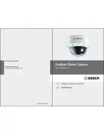 Preview for 1 page of Bosch VDI-240V03-1 Installation And Operation Manual