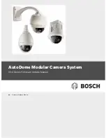 Preview for 1 page of Bosch VG4 Series Firmware Update Manual