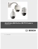 Bosch VG5 800 SERIES Installation Manual предпросмотр