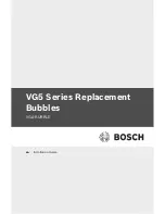 Bosch VGA-BUBBLE-CCLA Installation Manual preview