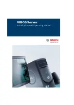 Preview for 1 page of Bosch VIDOS Installation And Operating Manual