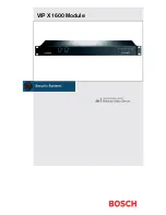 Предварительный просмотр 1 страницы Bosch VIP X1600 Module Quick Installation Manual