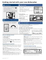 Bosch Vision 800 Series SHE68R52UC Getting Started Manual preview