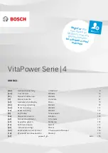 Предварительный просмотр 1 страницы Bosch VitaPower 4 MMB63 Series User Manual