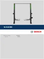 Bosch VLH 2235H Original Instructions Manual preview